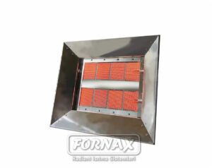 Endüstriyel Radiant Isıtıcı Çiftli 4 lü