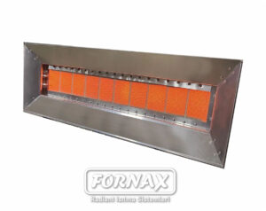 Endüstriyel Radiant Isıtıcı Tekli 10 lu