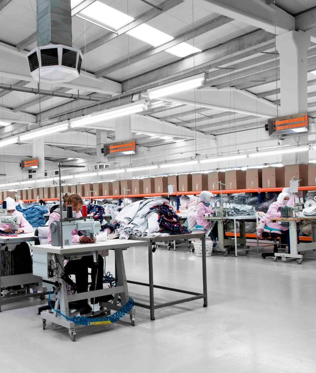 endüstriyel radyant ısıtıcı